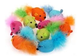 Raton Con Pluma Pawffy 1pz