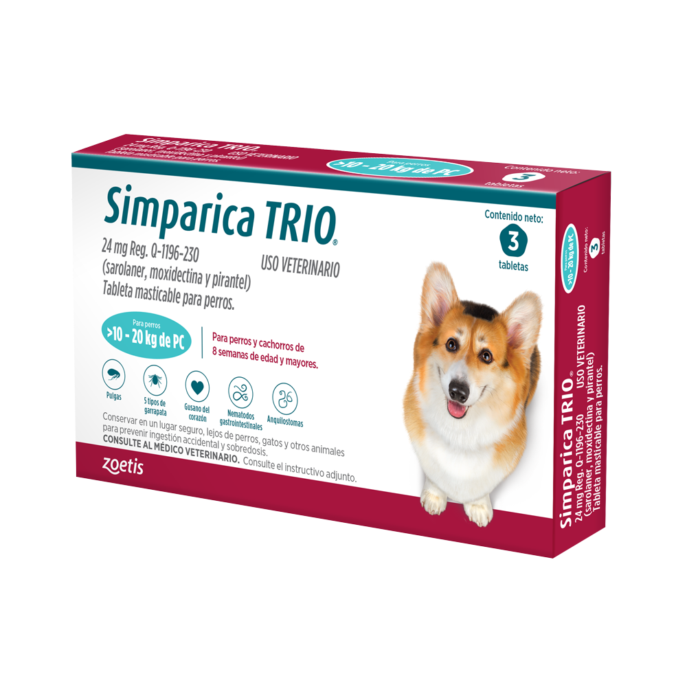 Simparica-Trio  Tableta 10-20kg